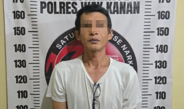 Diduga Edarkan Sabu, Seorang Pria Asal Km 5 Blambangan Umpu Diamankan Polres Way Kanan
