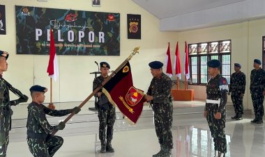 Peringati HUT ke-67 Pasukan Pelopor, Batalyon B Pelopor Aceh Gelar Tradisi Penyucian Tunggul