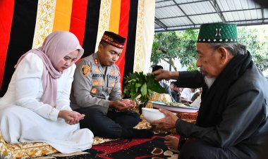Tempati Rumah Dinas, Kapolres Aceh Timur Dipeusijuk Abu Keude Dua dan Santuni Anak Yatim