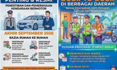 Korlantas Polri Tegaskan "Razia Kendaraan dari Rumah ke Rumah Akhir September" adalah Hoaks