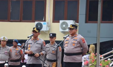 Pisah Sambut Kapolres Nagan Raya, AKBP Muhamad Taufiq S.I.K.,M.H. Resmi Terima Tongkat Komando