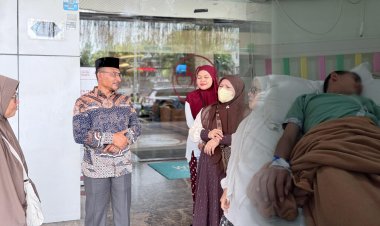 Haji Uma Kunjungi Anak Penderita Jantung Bocor asal Aceh Utara di Jakarta, Tanggung Biaya Makan Pendamping Pasien