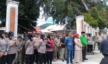 Polres Aceh Tengah Kawal Aksi GMNI dengan Humanis, Aspirasi Mahasiswa Tersampaikan Dengan Damai dan Kondusif