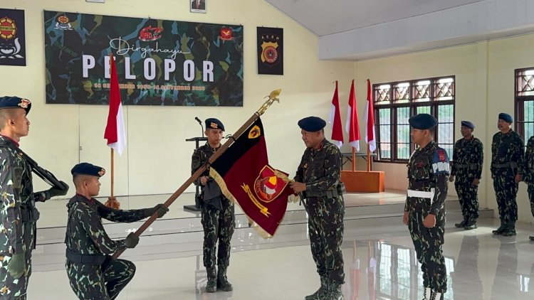 Peringati HUT ke-67 Pasukan Pelopor, Batalyon B Pelopor Aceh Gelar Tradisi Penyucian Tunggul