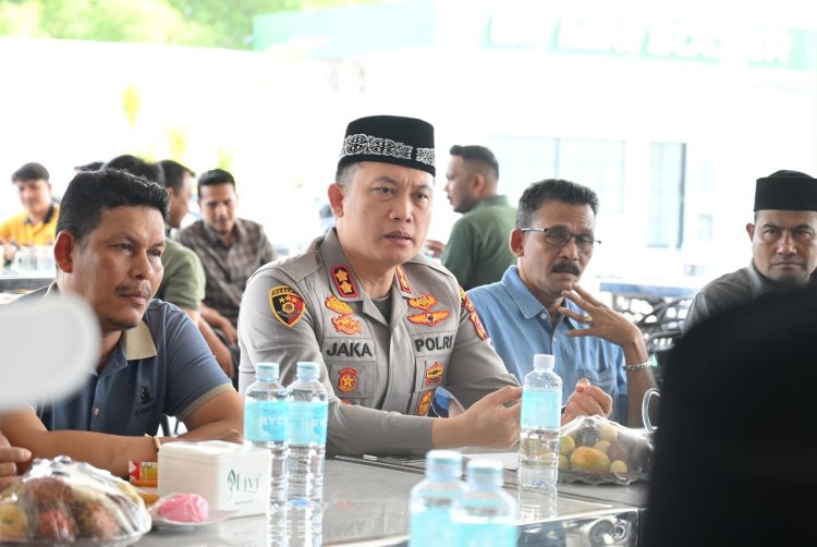 ‎Kapolres Pidie dan KPA, Perkuat Silaturahmi Untuk Komitmen Jaga Perdamaian Aceh