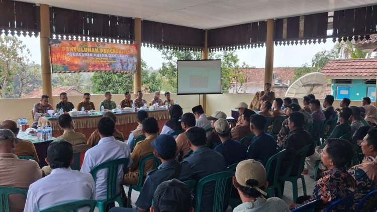 PENYULUHAN PENCEGAHAN KARHUTLA, AJAK MASYARAKAT KASUI JAGA LINGKUNGAN