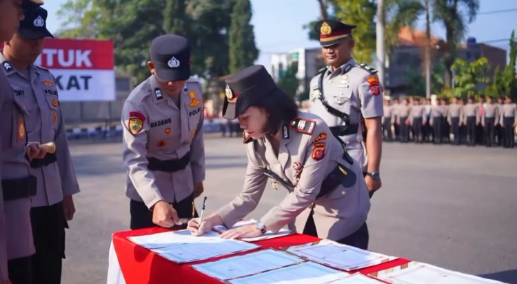 Rotasi Pejabat Polres Garut, Kapolres Garut : Penyegaran Kepemimpinan Demi Pelayanan Lebih Baik