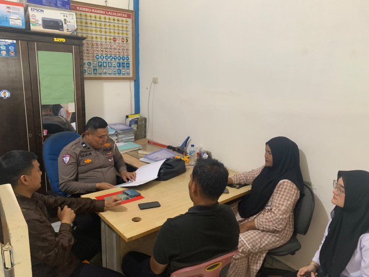 Satlantas Polres Nagan Raya Periksa ABH Kasus Kecelakaan Lalu Lintas, Proses Hukum Didampingi Bapas hingga Dinas Sosial