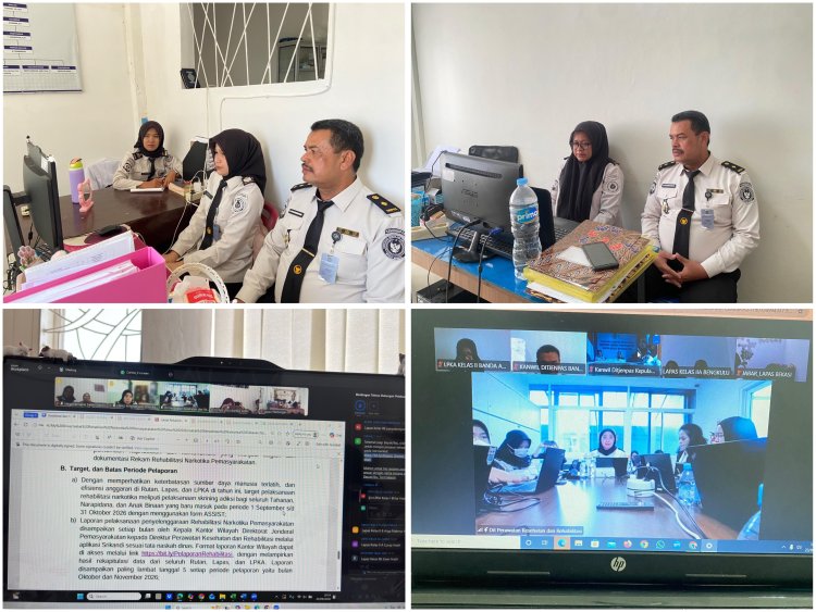 Perkuat Layanan Kesehatan, LPKA Banda Aceh Ikuti Bimtek CKG hingga Rehabilitasi Narkotika