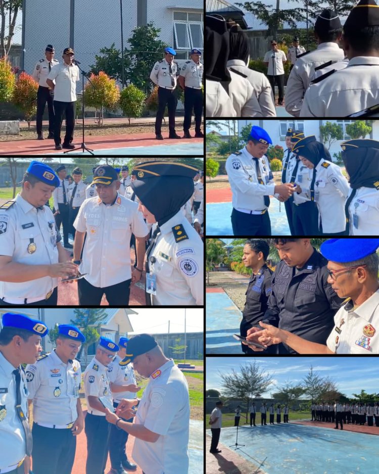 Cegah Judi Online, Ka LPKA Banda Aceh Pimpin Sidak Handphone Seluruh Pegawai