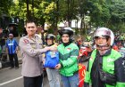 Sabtu Berkah Bersama Ojol, Kapolda Metro Jaya Ajak Pengemudi Utamakan Keselamatan