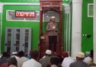 Kapolsek Bukit Sampaikan Pesan Kamtibmas Saat Menjadi Khatib Shalat Jumat di Karang Rejo