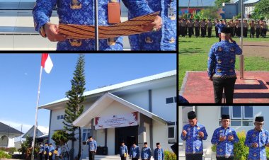 Ka. LPKA Banda Aceh Pimpin Upacara, Pancasila Ditekankan sebagai Pedoman dalam Bertugas