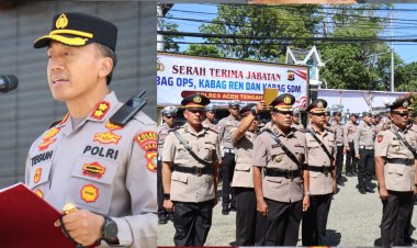Sertijab Tiga Kabag, Kapolres Aceh Tengah Dorong Penguatan Kinerja dan Pelayanan Masyarakat