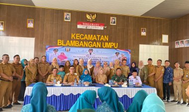 Pisah Sambut Camat Blambangan Umpu, Ahmat Syapari Serahkan Tugas Kepada Aliudin Basir