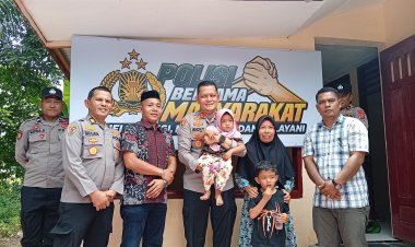 Tepati Janji, Kapolres Aceh Selatan Resmikan Rumah Rehab untuk Janda Eks Kombatan GAM