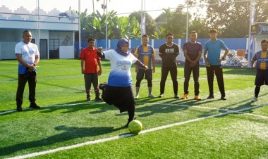 Peringati HUT KORPRI ke-55, Pemko Langsa Gelar Pertandingan Minisoccer dan Badminton Antarinstansi