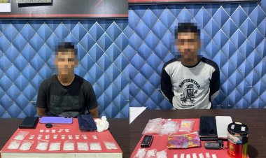 Dalam Sejam, Satresnarkoba Aceh Barat Ungkap Dua Residivis dan Sita 64,58 Gram Sabu