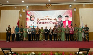 PERKUAT SINERGITAS FORKOPIMDA, DANDIM 0427/WAY KANAN HADIRI RAMAH TANAH DAN PENGANTAR TUGAS KEJARI WAY KANAN
