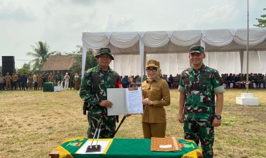 Bupati Way Kanan Buka TMMD ke-130 Kodim 0427/Way Kanan, Satukan Langkah Membangun Negeri dari Desa