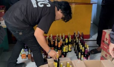 Polres Subang Sita 111 Botol Miras di Ciater dalam Operasi Antik Lodaya 2026