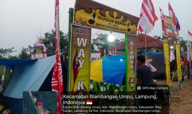 Jelajah Alam & Latih Karakter, Perkemahan SD Dua Sangkaran Bakti Berlangsung di Km.5 Blambangan Umpu