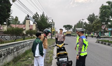 Kapolres Bener Meriah Turun ke Jalan, Ajak Pengendara Tertib Berlalu Lintas