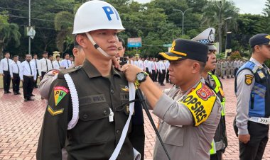 Kapolres Nagan Raya Pimpin Apel Gelar Pasukan Operasi Patuh Seulawah 2026, Tekankan Tertib Berlalu Lintas