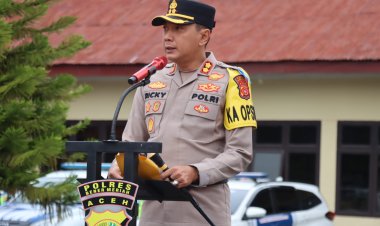 Polres Bener Meriah Gelar Apel Pasukan Operasi Patuh Seulawah 2026, Tingkatkan Keselamatan Berlalu Lintas