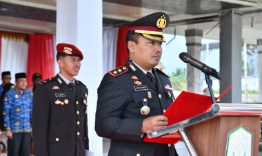 Pimpin Upacara Sumpah Pemuda, Kapolres Aceh Timur Tegaskan Sebagai Pemuda Harus Gigih dan Berkarakter