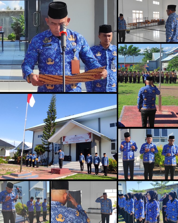 Ka. LPKA Banda Aceh Pimpin Upacara, Pancasila Ditekankan sebagai Pedoman dalam Bertugas