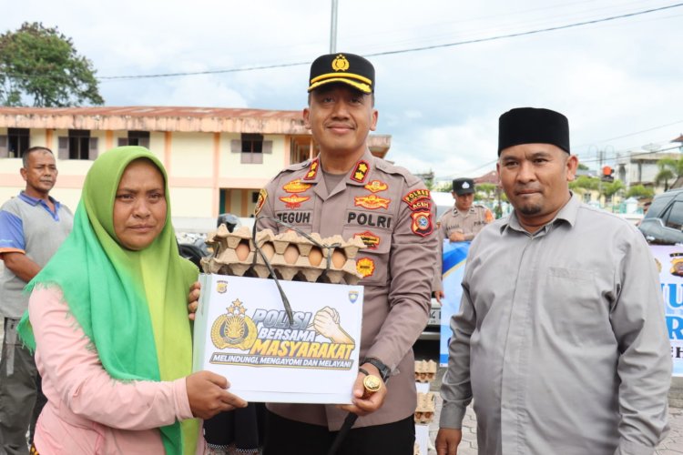 Sanjung Masyarakat, Kapolres Aceh Tengah Hadir Berbagi untuk Warga yang Membutuhkan