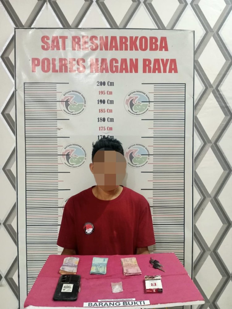 Satresnarkoba Polres Nagan Raya Ringkus Terduga Penyalahguna Sabu, 2,89 Gram Diamankan