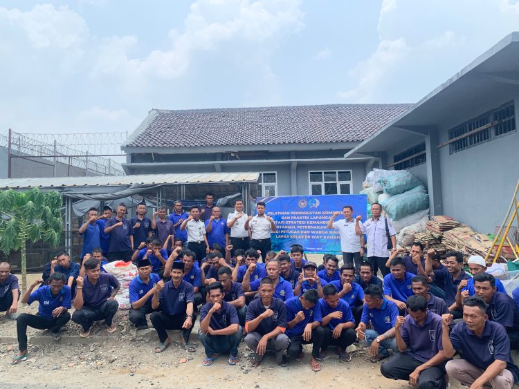 Tingkatkan Pembinaan Kemandirian, Lapas Way Kanan Gandeng Dinas TPHP Way Kanan