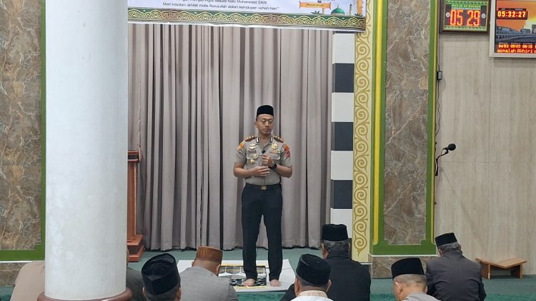 Subuh Keliling, Kapolres Aceh Tengah Ajak Warga Lawan Hoaks, Narkoba hingga Judi Online