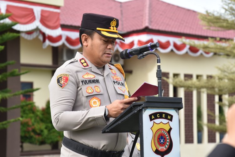Operasi Patuh Seulawah 2026 Dimulai, Kapolres Bireuen Pimpin Apel Gelar Pasukan