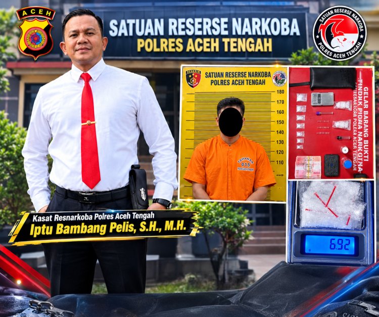 Lagi, Polres Aceh Tengah Tangkap Pengedar Sabu di Paya Tumpi, Sebulan 14 Pengedar dan Pemasok Dibekuk