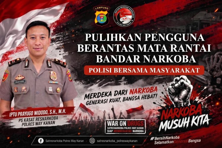Polres Way Kanan Jelaskan: 11 Orang Positif Narkotika Tidak Ditahan, Proses Hukum Tetap Berjalan Sesuai Aturan