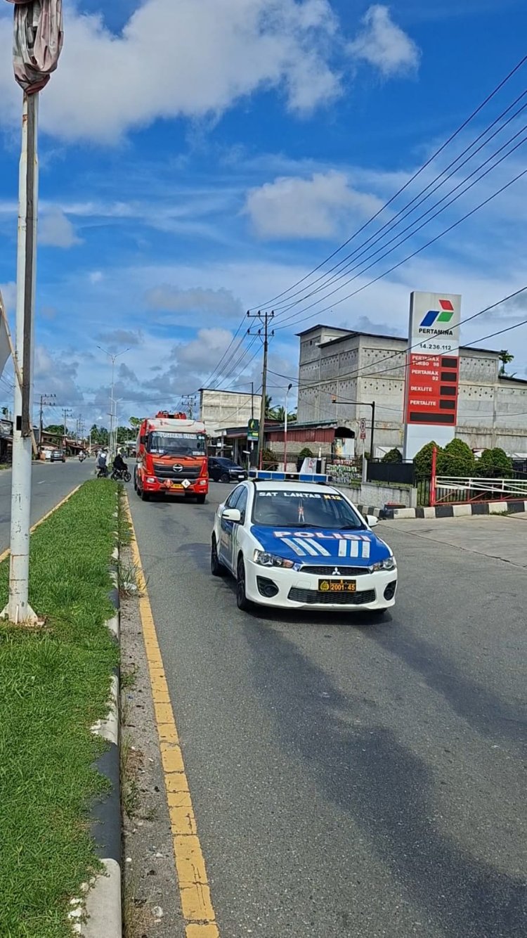 Satlantas Polres Nagan Raya Kawal Distribusi BBM Bersubsidi, Pastikan Stok Aman dan Tepat Sasaran