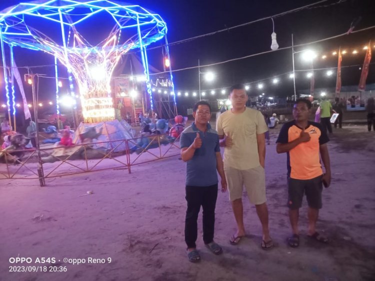 Acara Bazar Pasar Malam di Tungkal Ulu