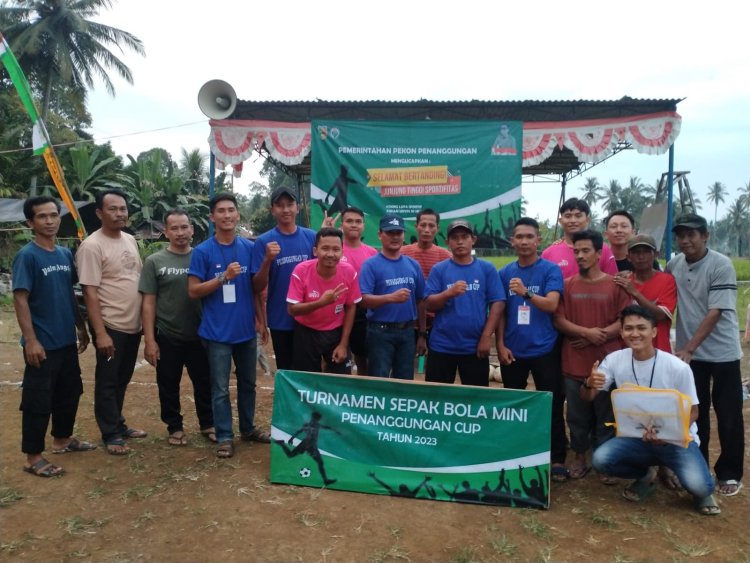 Dalam Rangka Memperingati Dirgahayu RI Ke-78 Pemerintah Pekon Penanggungan Adakan Turnamen Cup Bola Mini Antar Pekon
