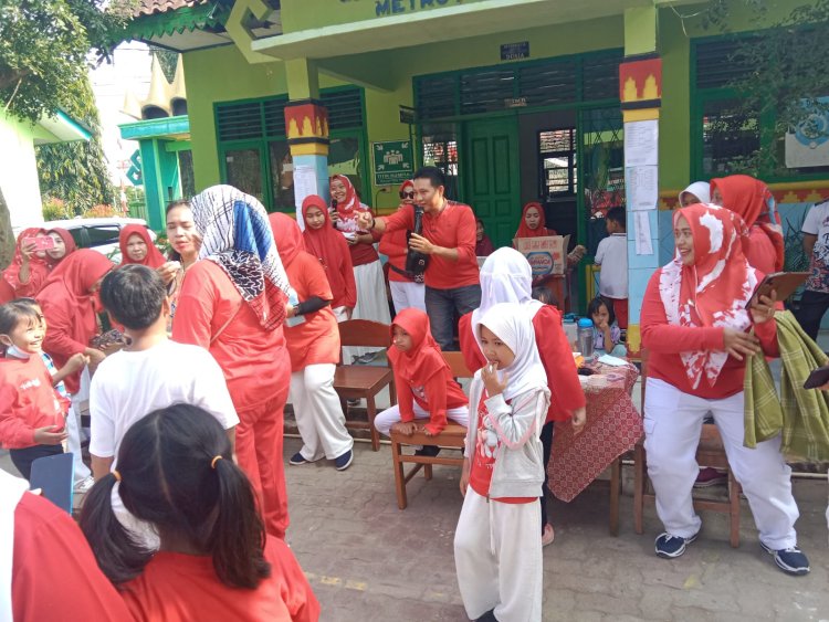 HUT Kemerdekaan RI Ke-78, SD Pertiwi Teladan Metro Adakan Berbagai Perlombaan