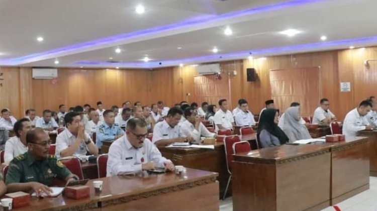 Pemkab Gelar Rapat Persiapan Peringatan HUT RI Ke-78 dan HUT Tanjabbar Ke-58