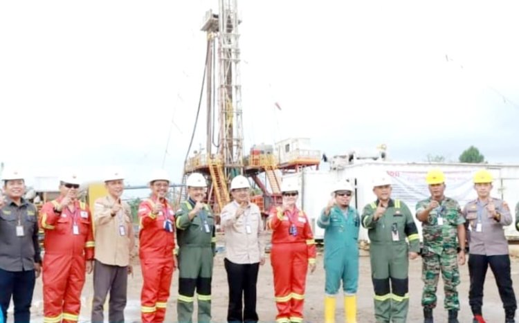 Bupati Tanjabbar Hadiri Seremoni Pemboran Sumur SKK Migas-Petrochina