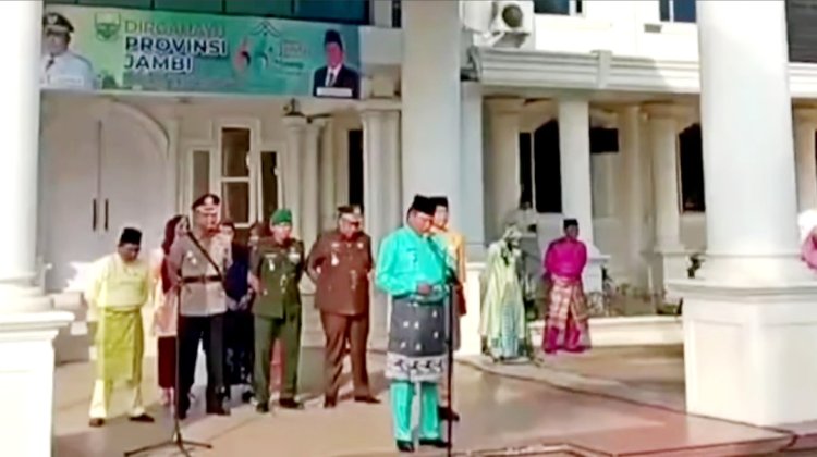 Wabup Tanjab Barat Jadi Irup Peringatan HUT Provinsi Jambi Ke-66 Tahun 2023