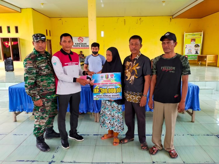 Pemerintah Desa Sungai Sidang Salurkan Bantuan Langsung Tunai BLT-DD Periode Oktober November Desember 2022