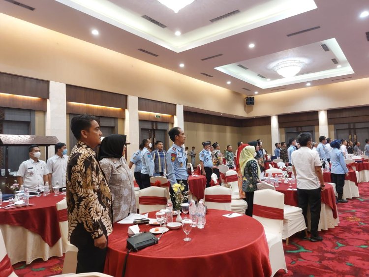 Kalapas Kotaagung Ikuti Rakor Pemutakhiran Data Pemilih dan Pemetaan TPS Lokasi Khusus Pemilu 2024 Mendatang