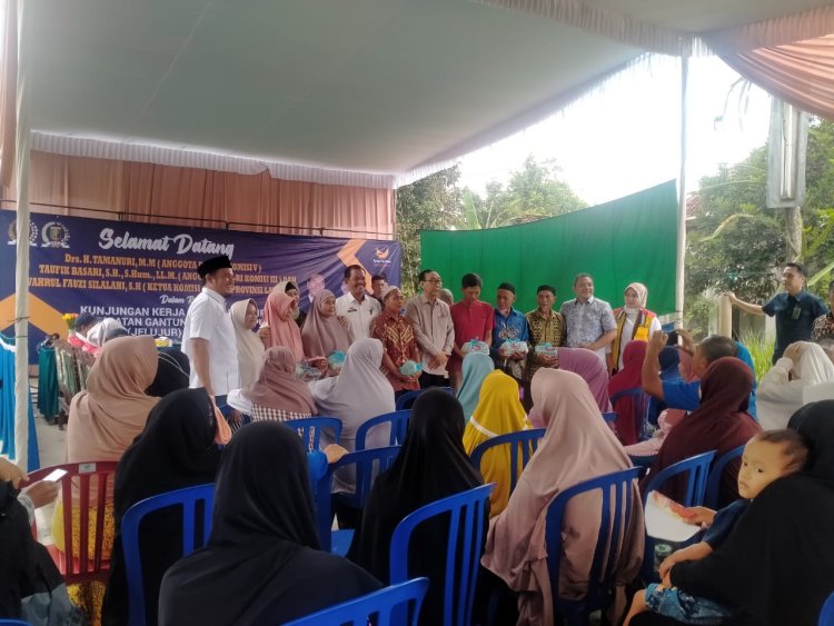 Kunjungan Kerja program Aspirasi Jembatan Gantung Way Sekampung