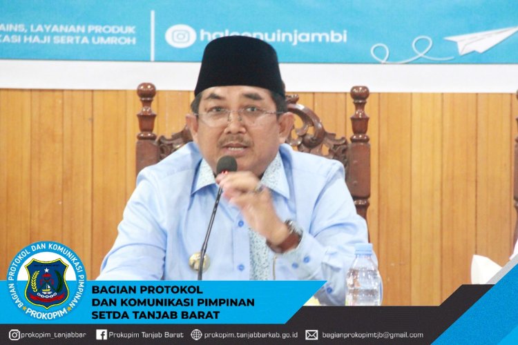 Bupati Tanjab Barat Hadiri Audiensi dan Sertifikasi Halal Gratis Bagi Pelaku UMKM
