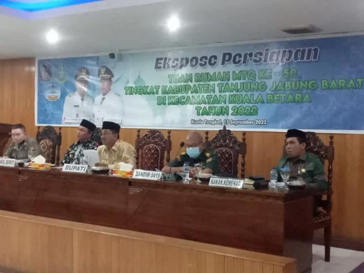 Bupati Buka Rapat dan Ekspose Persiapan Tuan Rumah MTQ